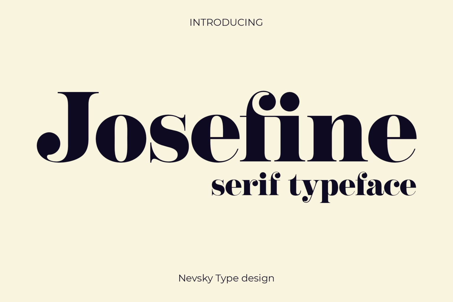 NT Josefine Serif Font