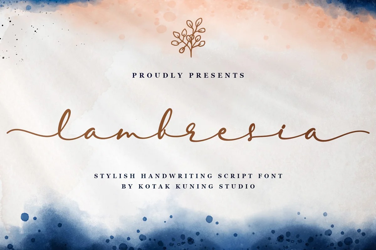 Lambresia Script Font