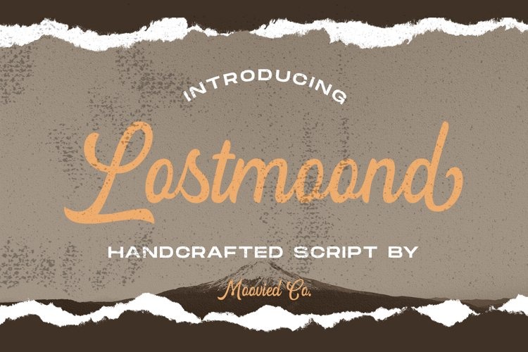 Lostmoond Script Font
