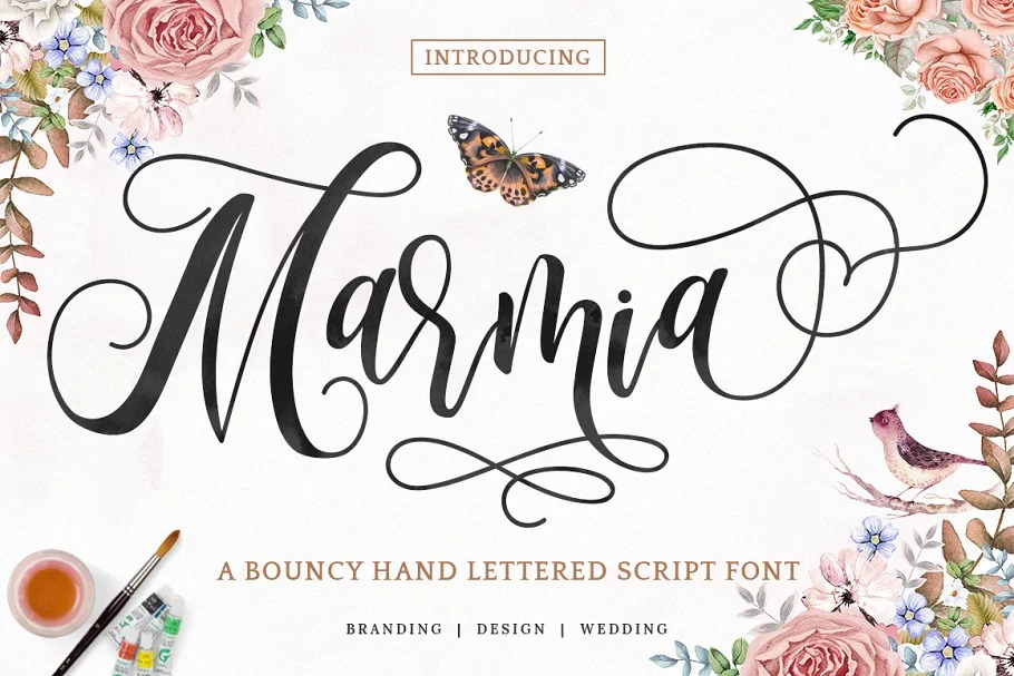 Marmia Calligraphy Font