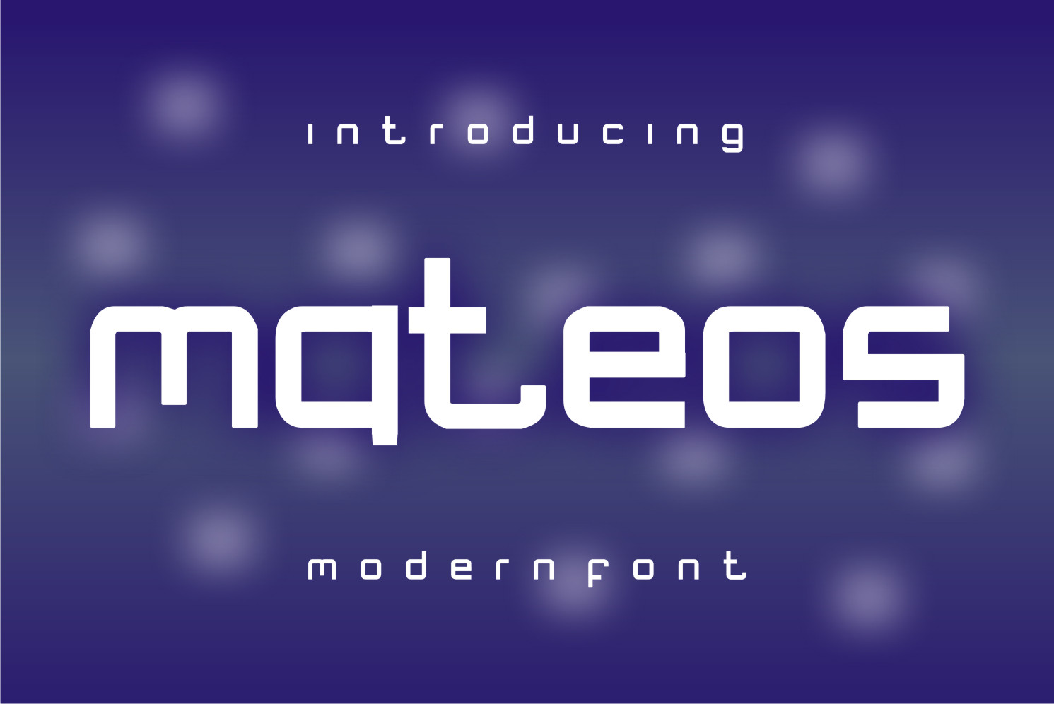 Mateos Display Font