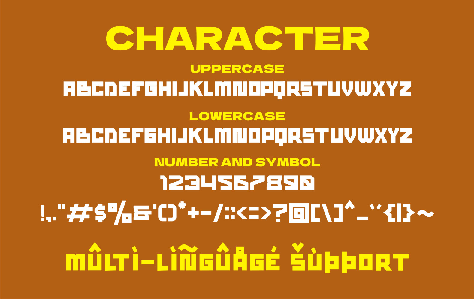 Mega Boxs Font preview image 5