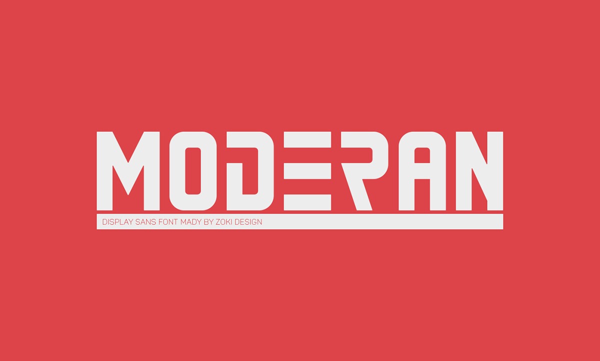 Moderan Font