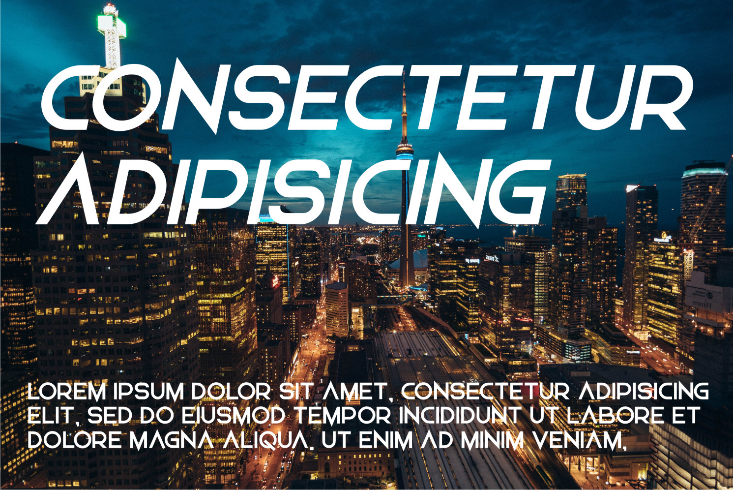 Netech Font preview image 2