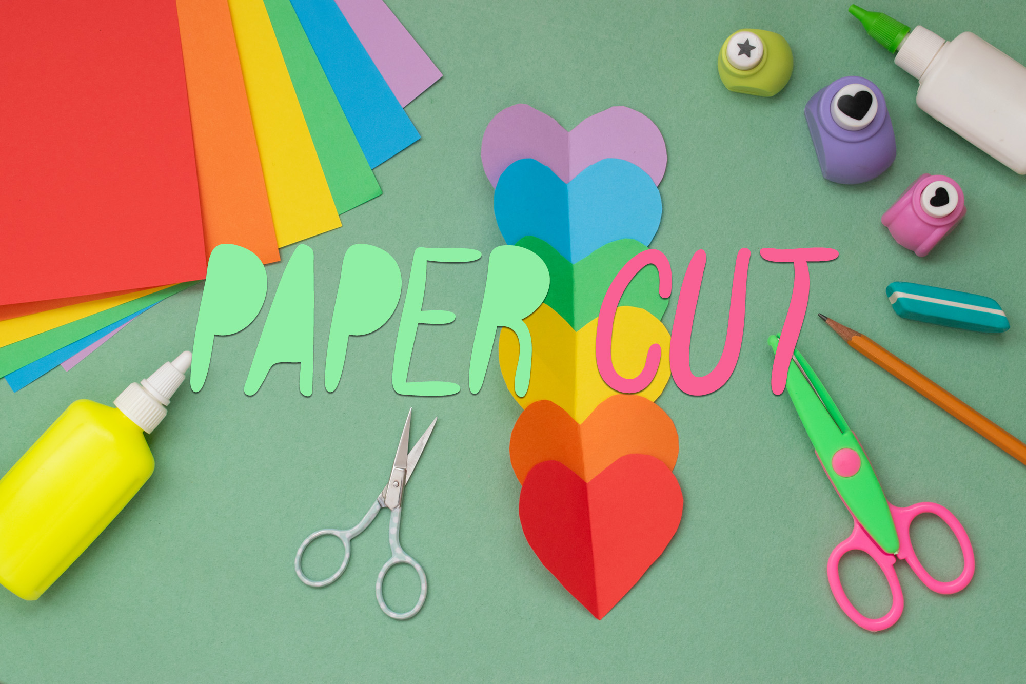 Paper Cut Font preview image 4