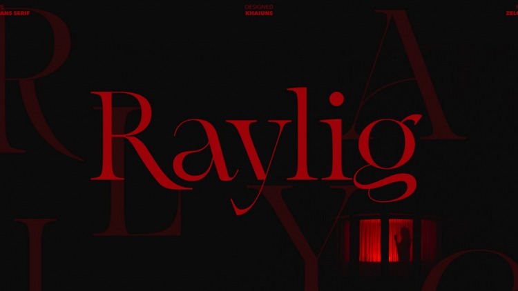Raylig Serif Font