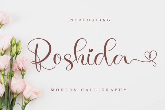 Roshida Calligraphy Font