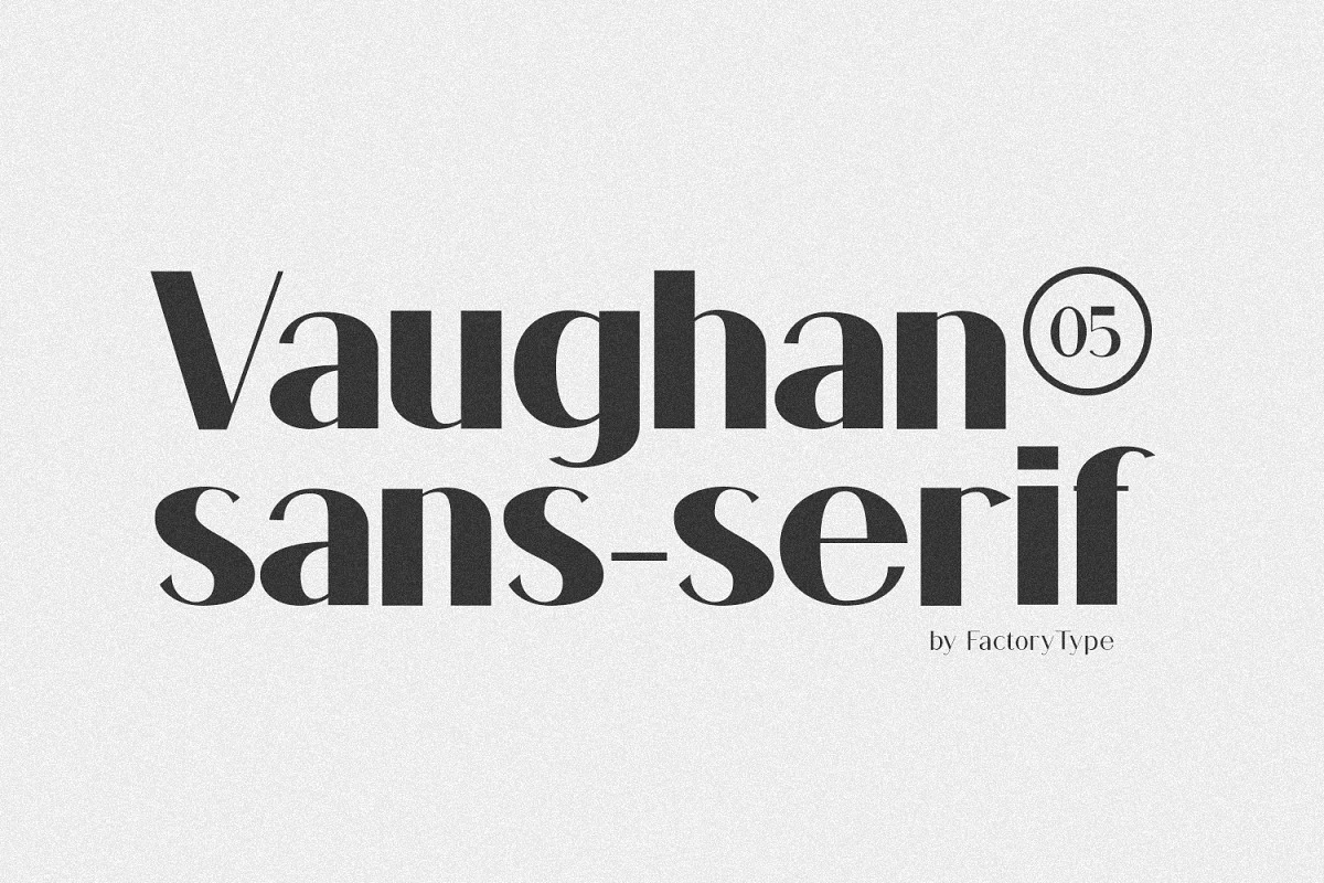 Vaughan Sans Serif Font 