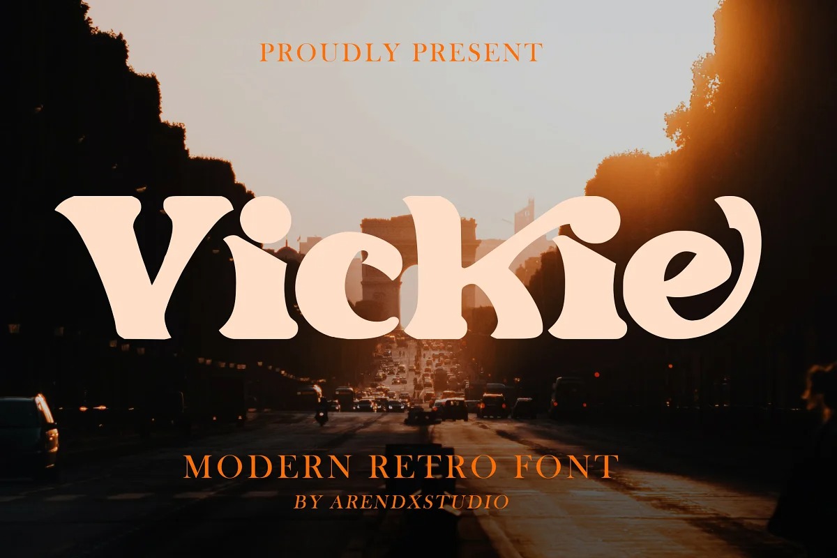 Vickie serif Font