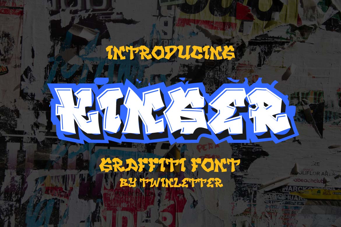 KINGER Display Font