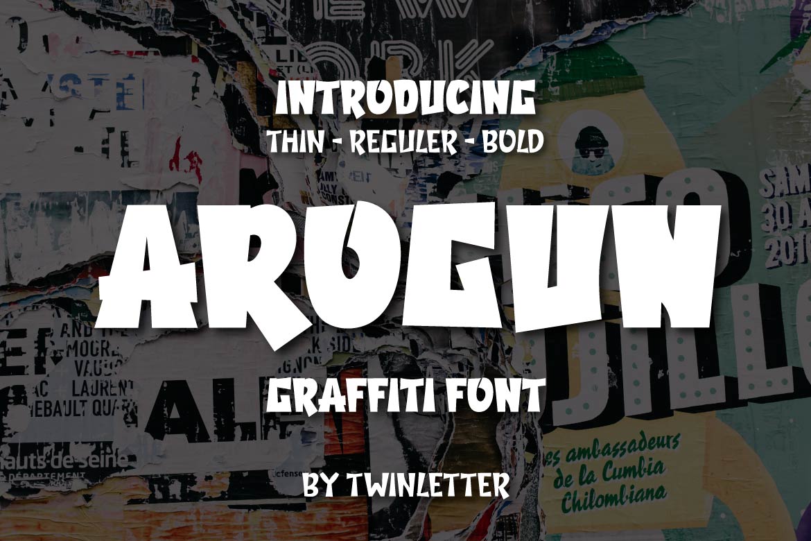 AROGUN Display Font