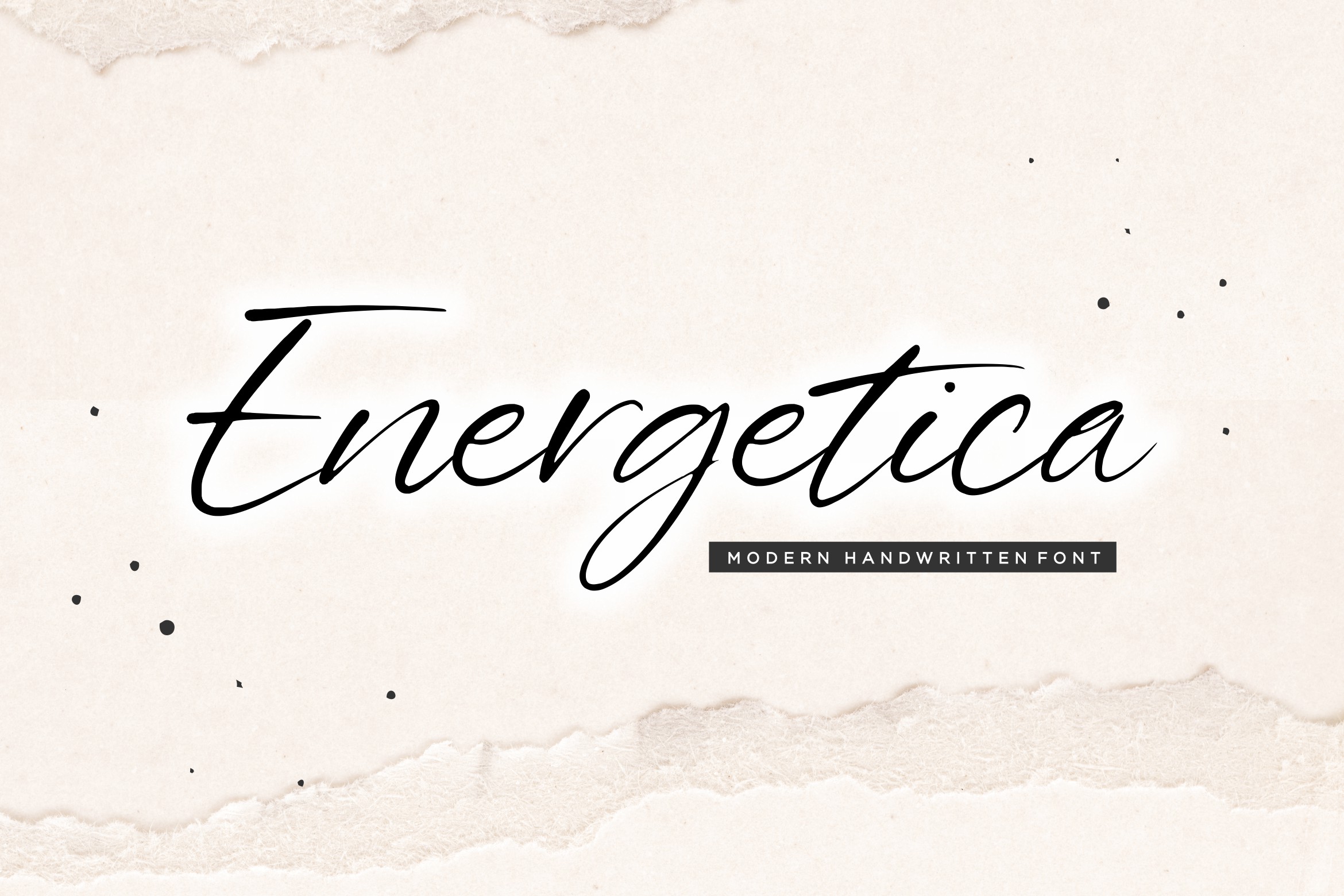 Energetica Handwritten Font