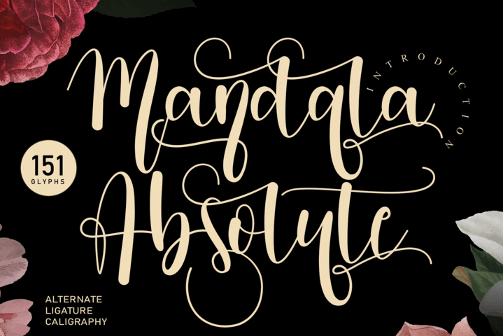 Mandala Absolute Script Font
