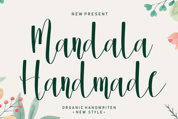 Mandala Handmade Script Font
