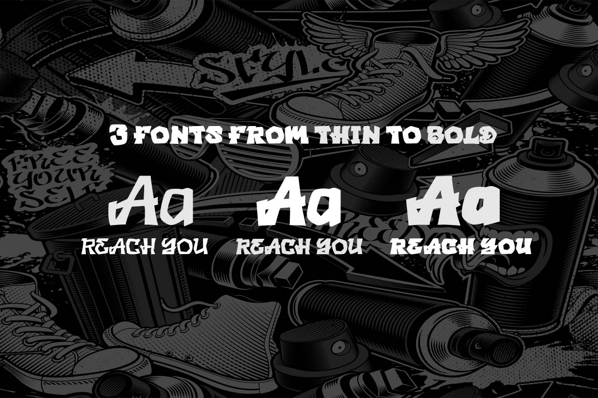 Reach You Font preview image 2