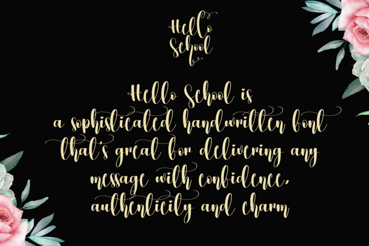 Hello School Font preview image 2