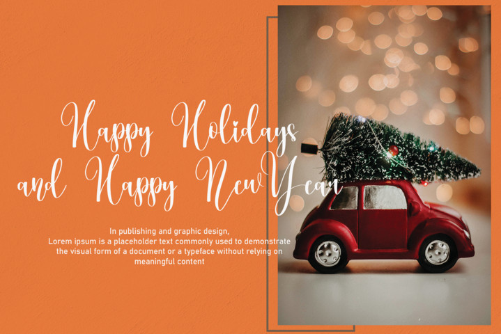 December Christmas Font preview image 2