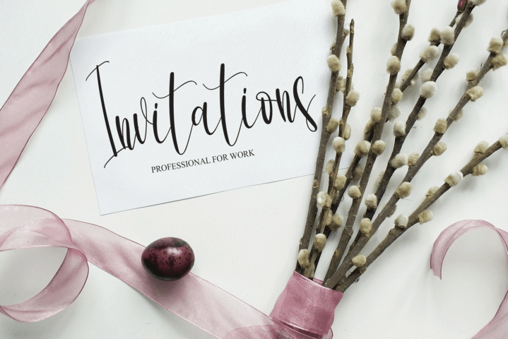 Winter Font preview image 2