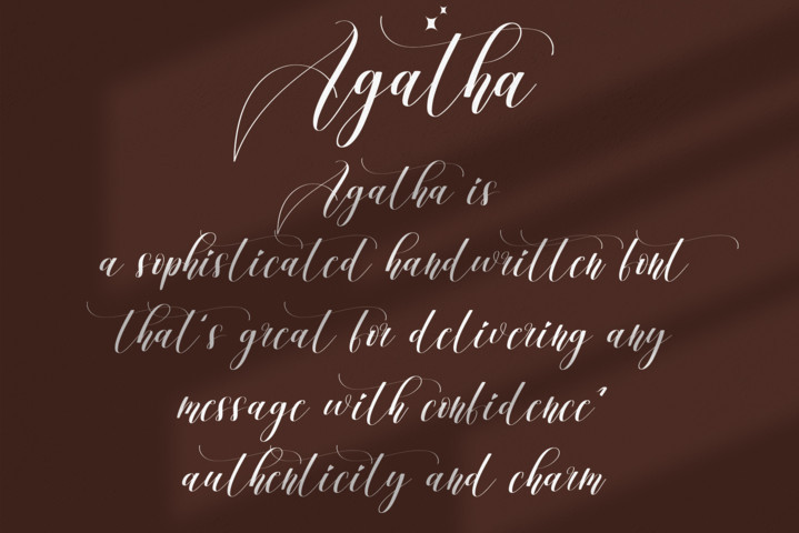 Agatha Font preview image 2