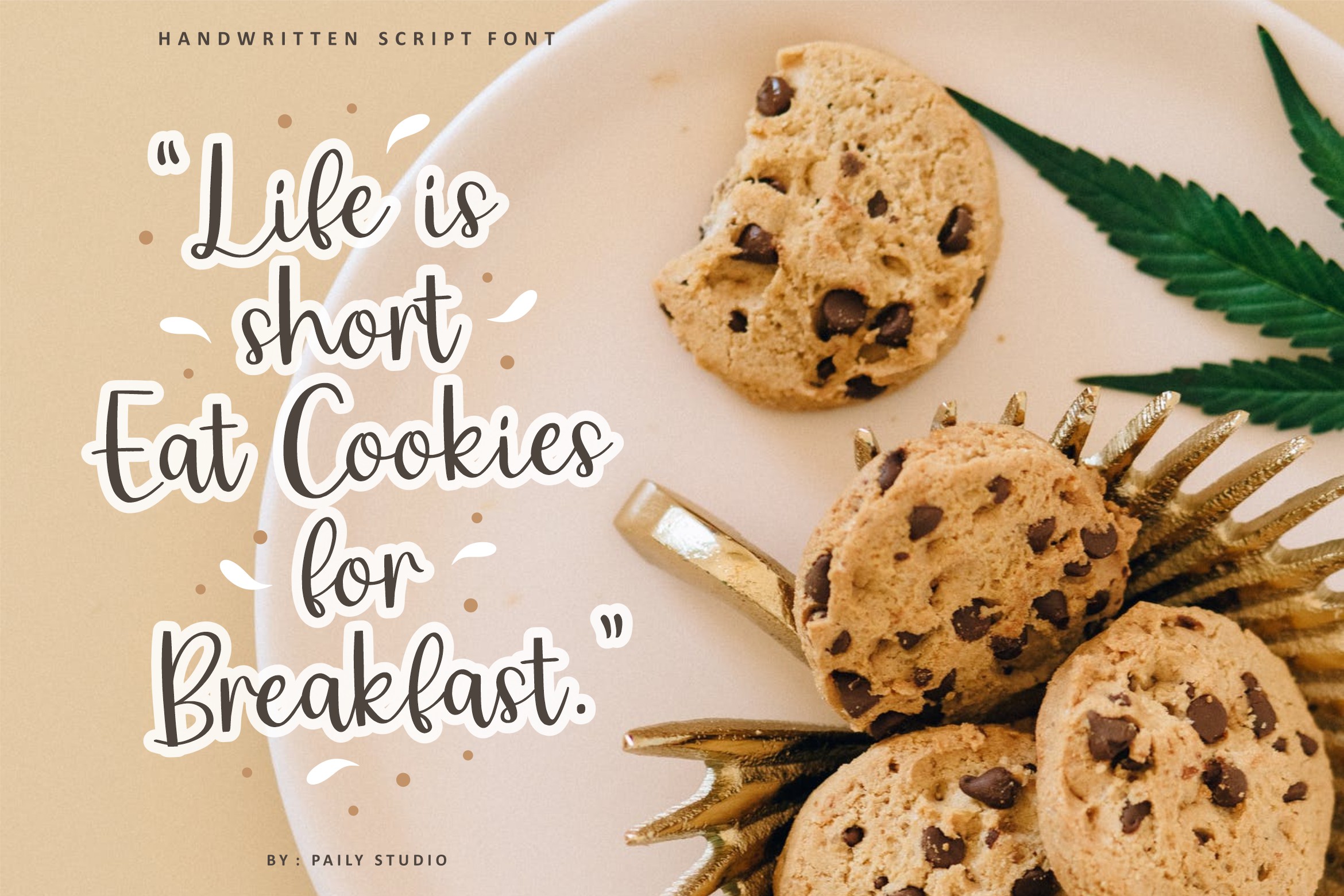 Mister Cookies Font preview image 4