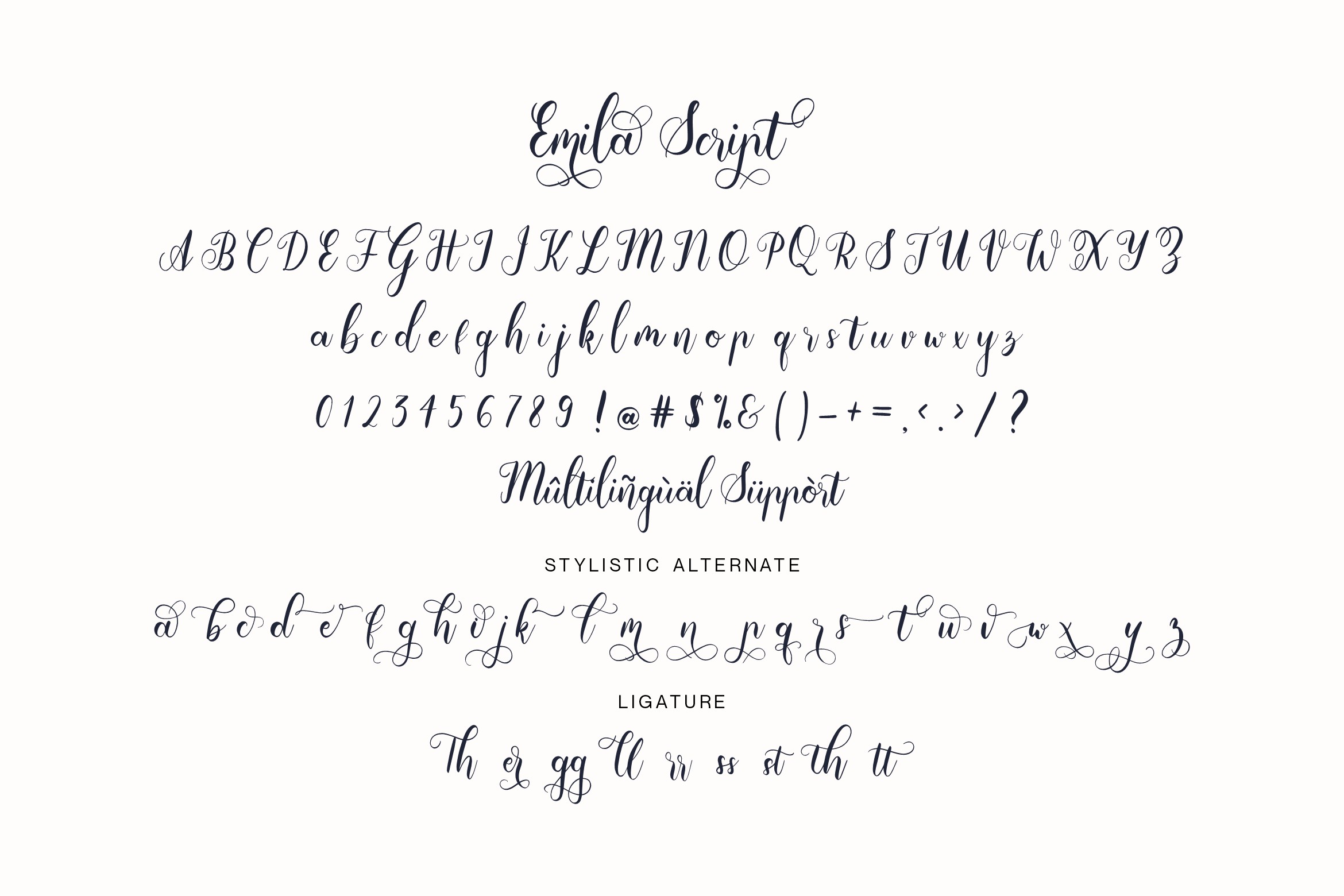 Emila Font preview image 4