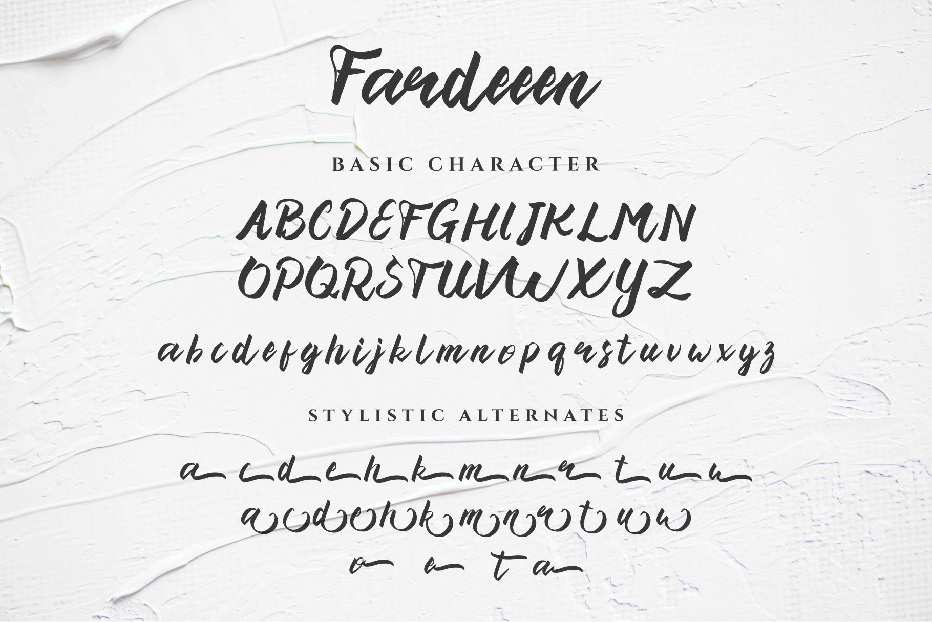 Fardeeen Script font preview image 4