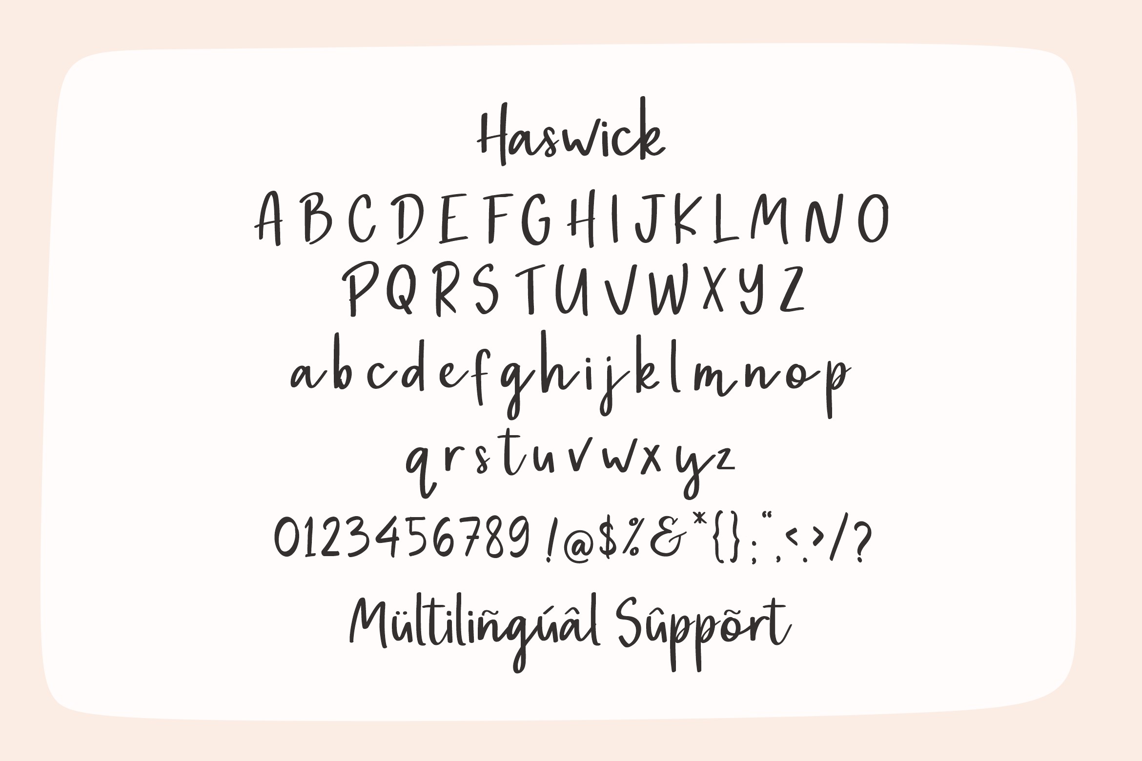 Haswick Font preview image 5