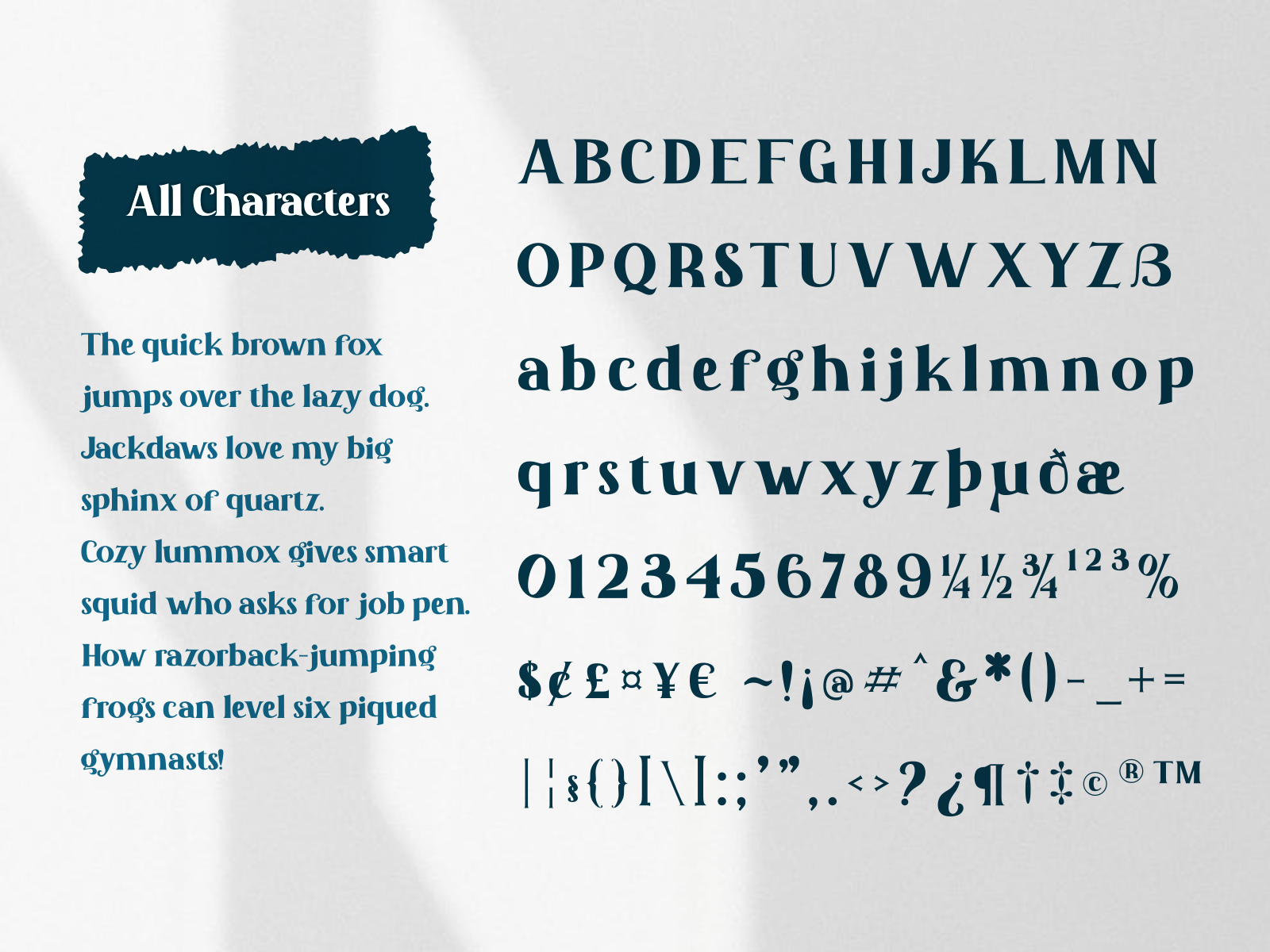 Abigaz Serif Font preview image 3