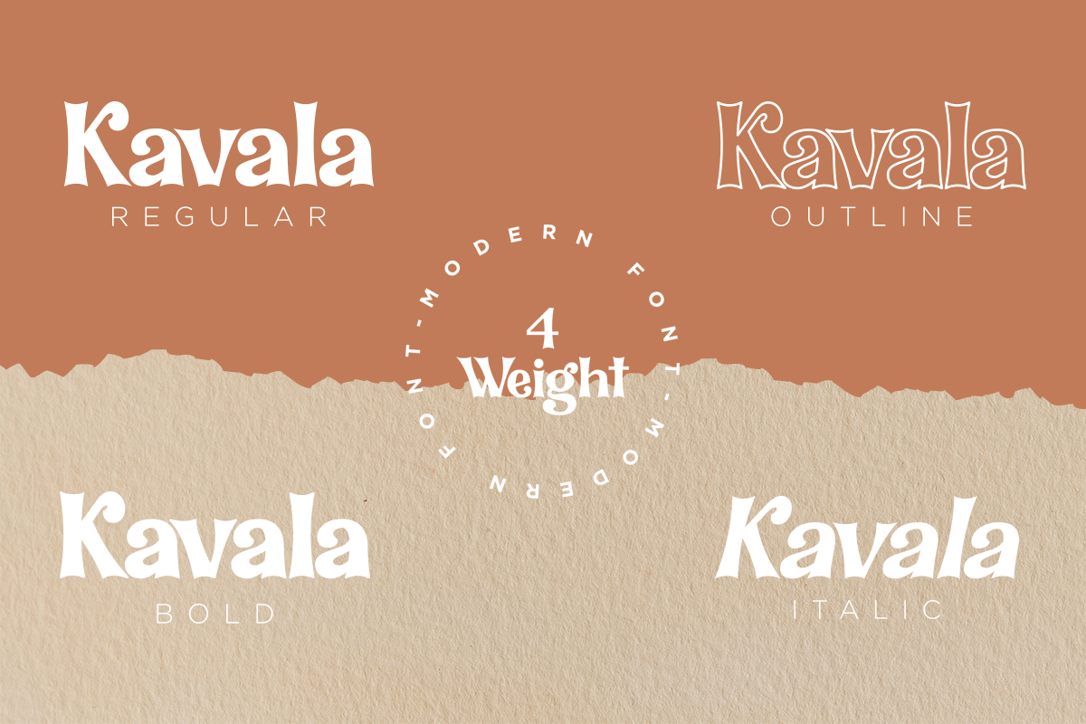 Kavala Font preview image 3