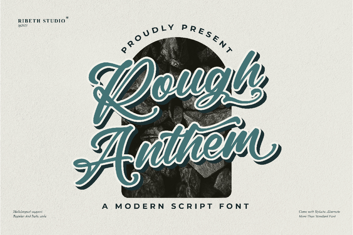 Rough Anthem Script Font