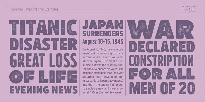 Larrikin Font preview image 2
