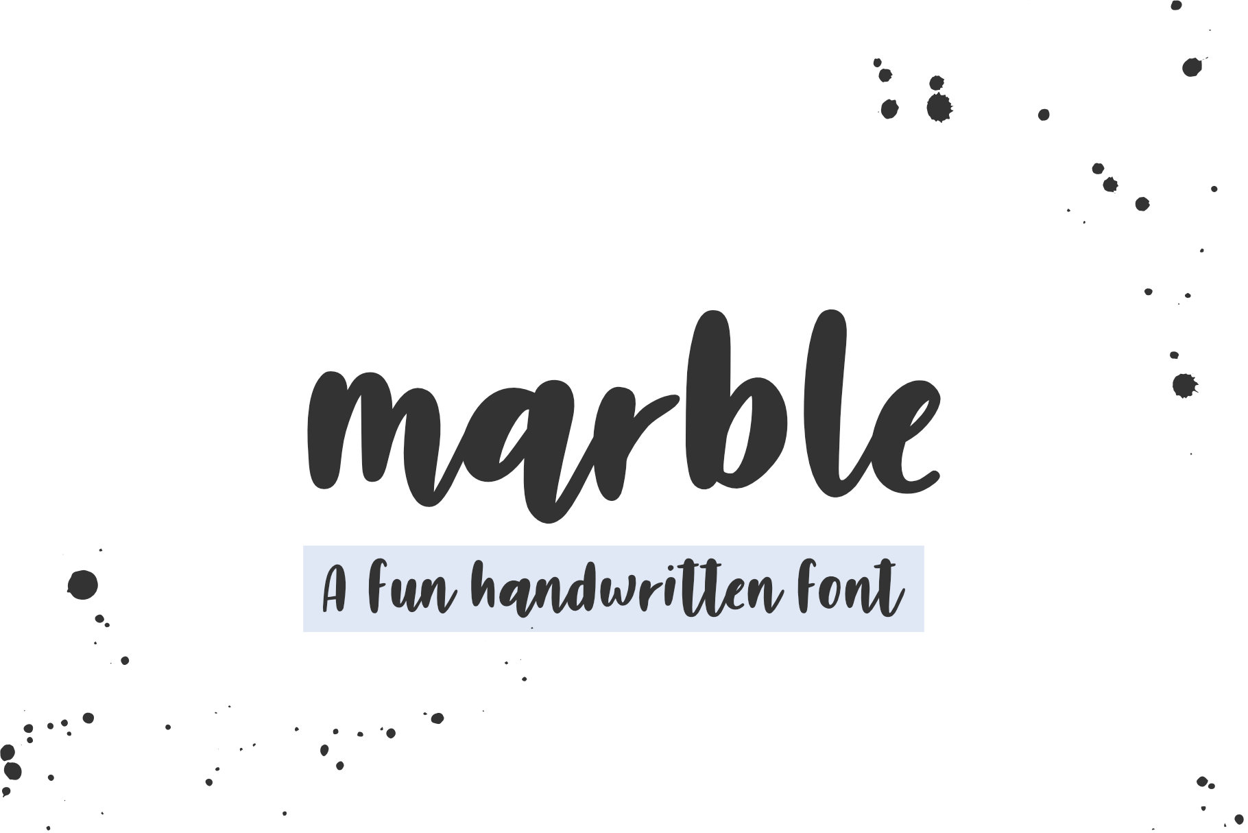 Marble Handwritten Font