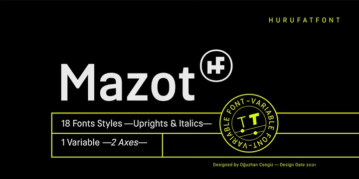 Mazot Sans Serif Font