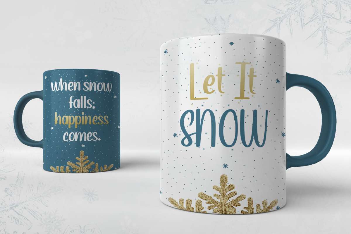 Night Snow Font preview image 4
