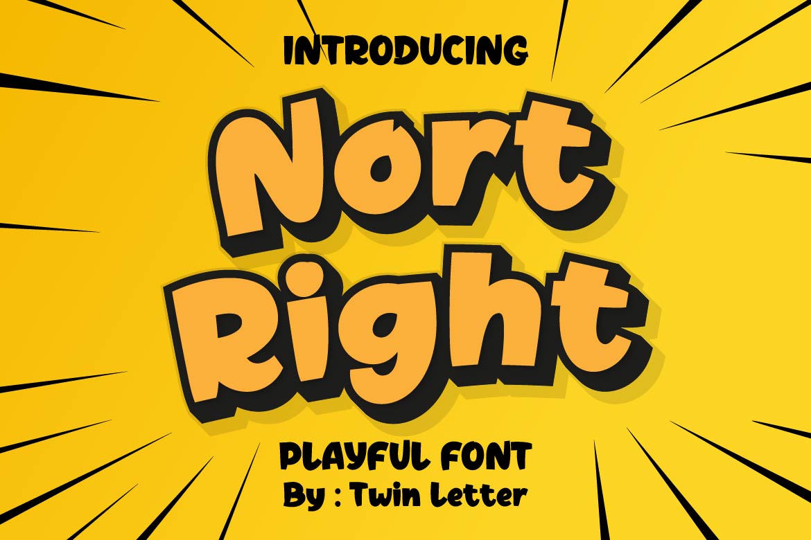 Nort Right Display Font