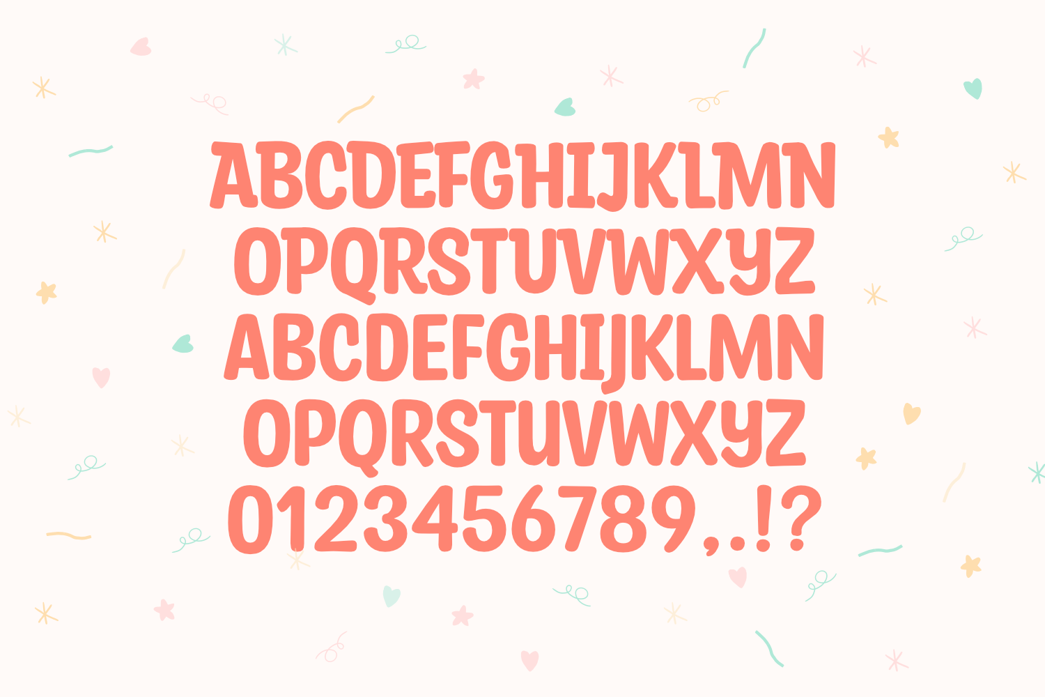 Party Confetti Font preview image 4