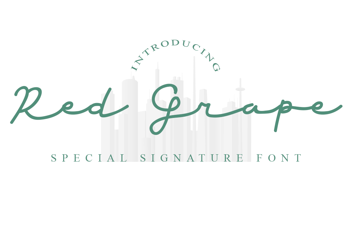 Red Grape Handwritten Font