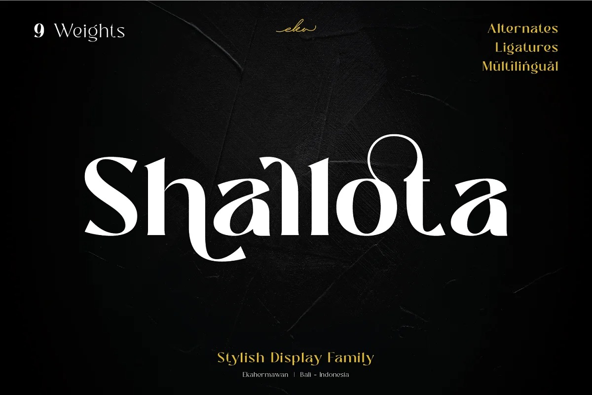 Shallota Sans Serif Font