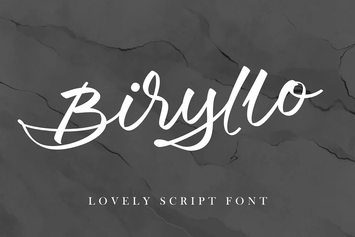 Biryllo Script Font