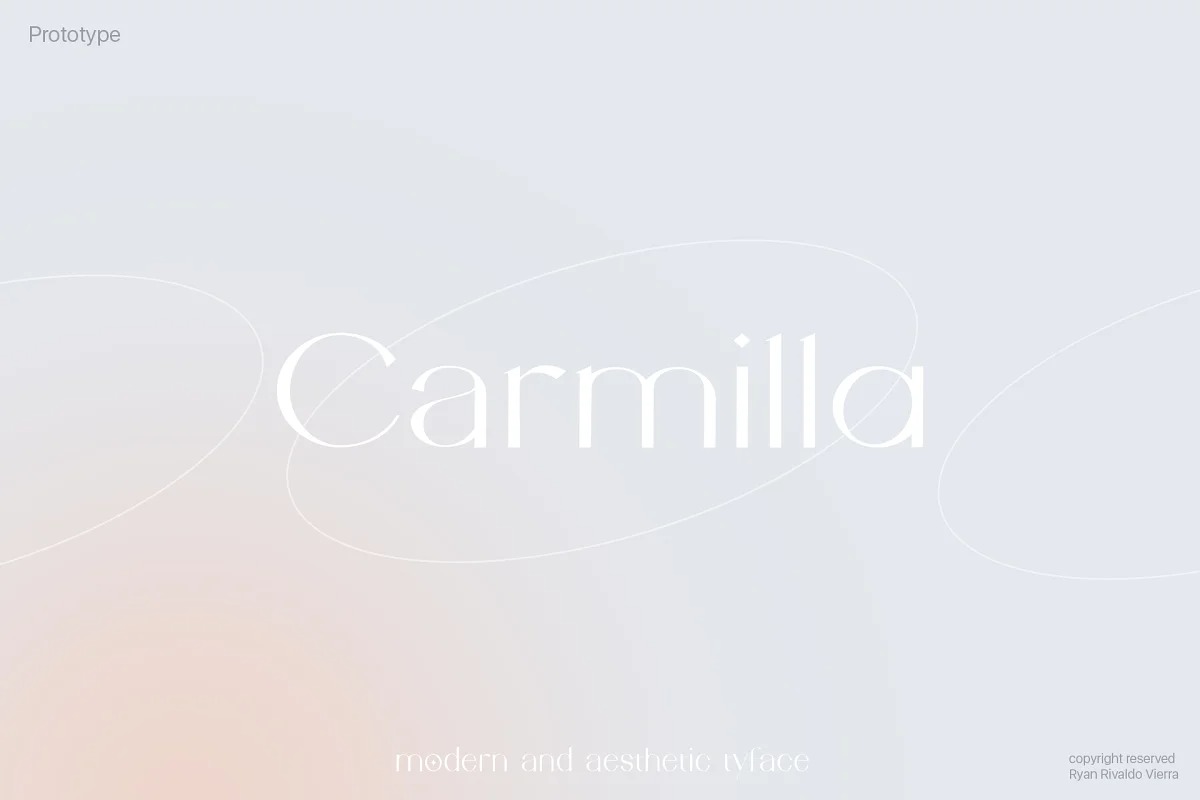 Carmilla Sans Serif Font