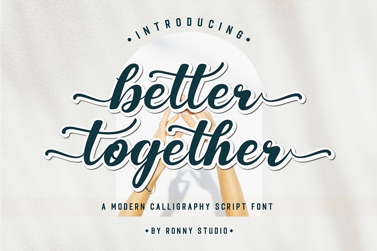 Better Together Script Font