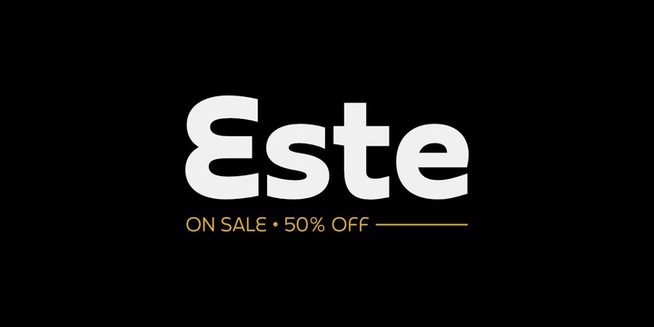 Este Sans Serif Font