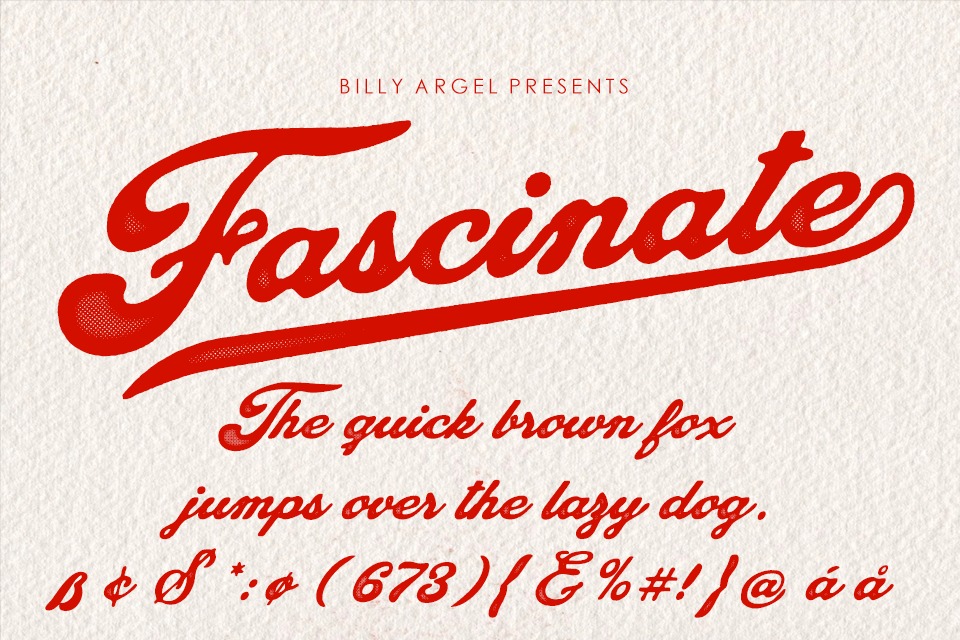 Fascinate Script Font