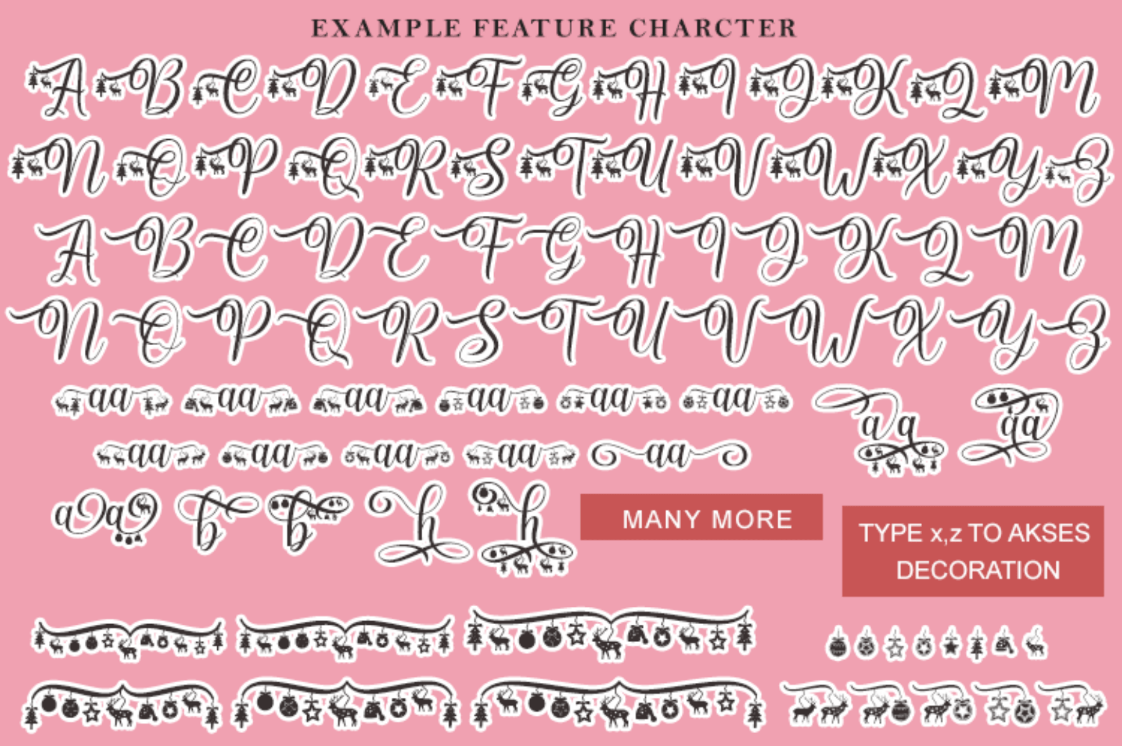 Maria Christmas Font preview image 3