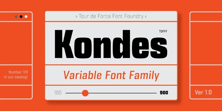 Kondes Sans Serif Font