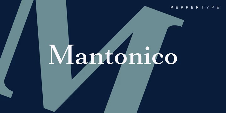 Mantonico Serif Font