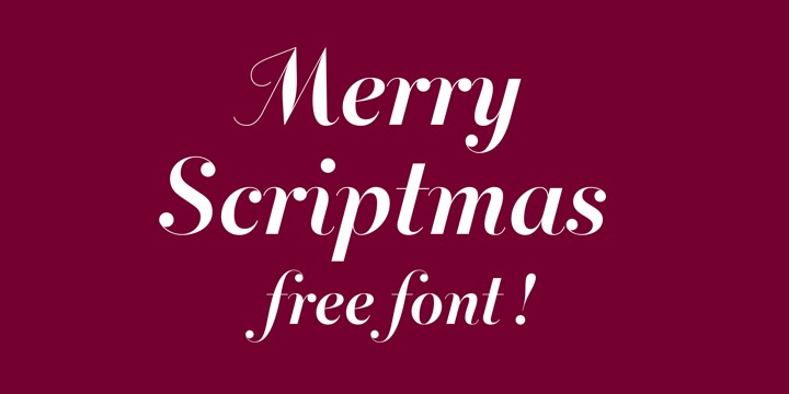 Merry Scriptmas Font