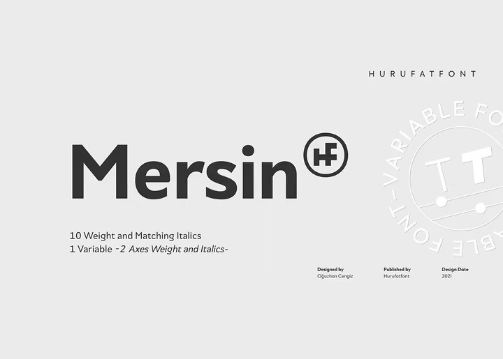Mersin Sans Serif Font
