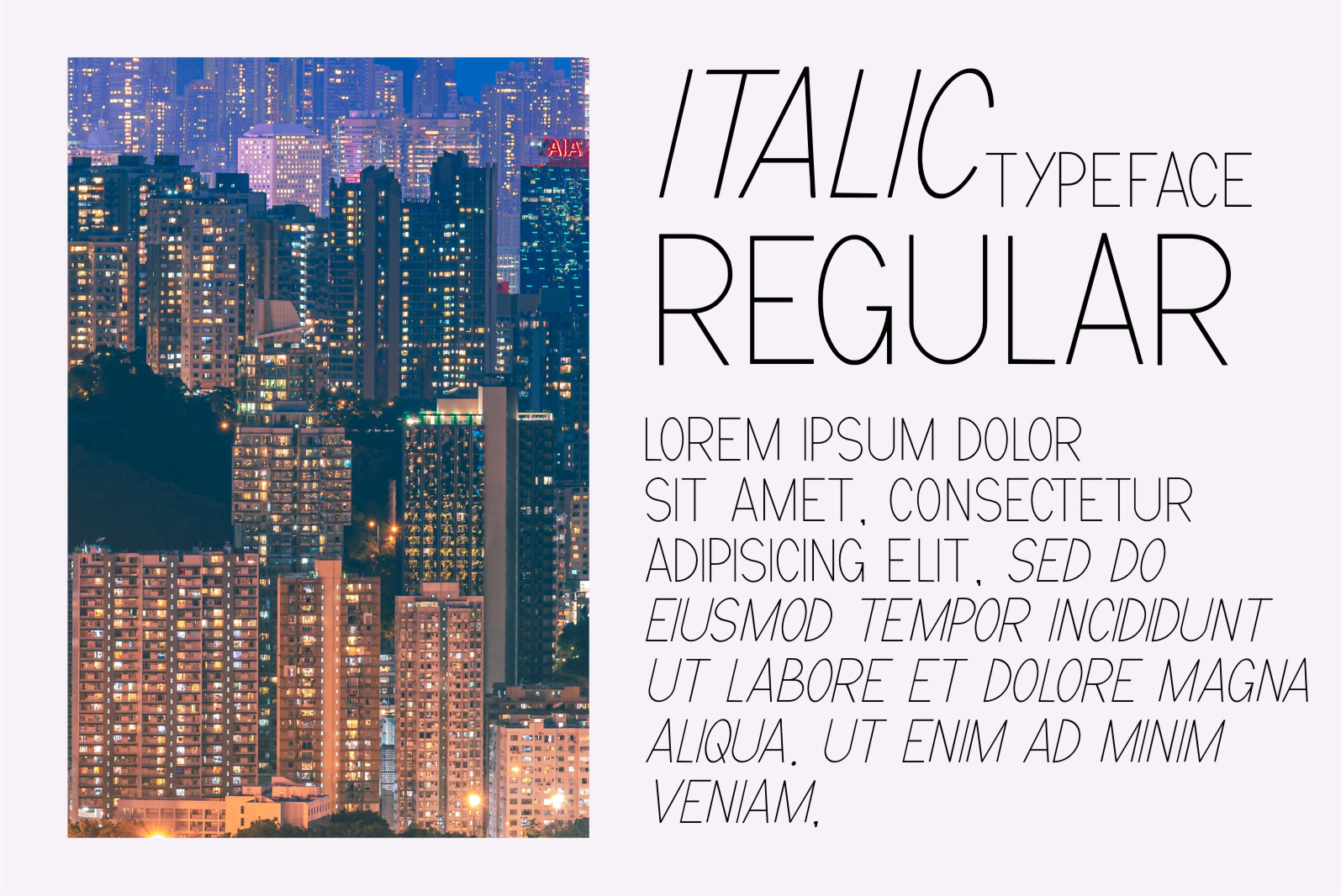 Minimalising Font preview image 3