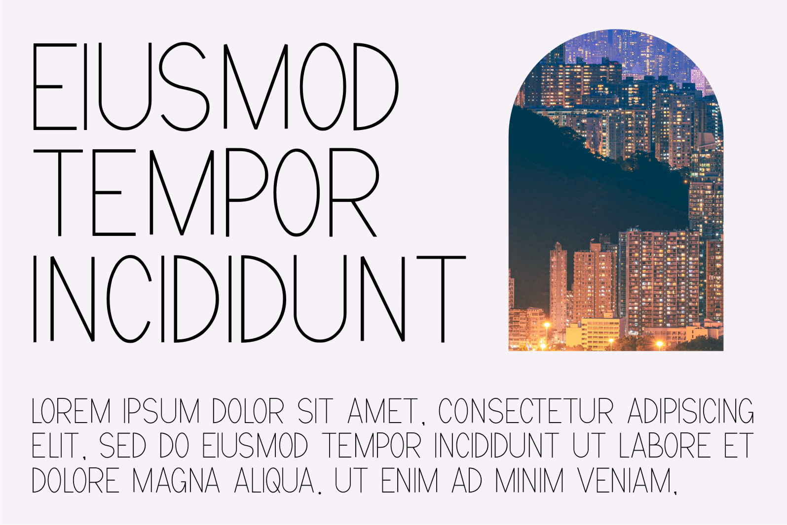 Minimalising Font preview image 4